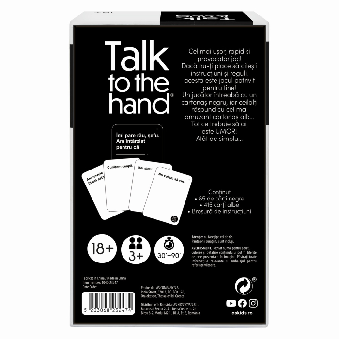 JOC DE SOCIETATE TALK TO THE HAND IN LIMBA ROMANA [7]