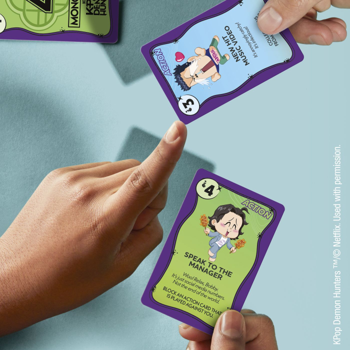 JOC MONOPOLY DEAL VANATORI DE DEMONI K POP IN LIMBA ENGLEZA [6]