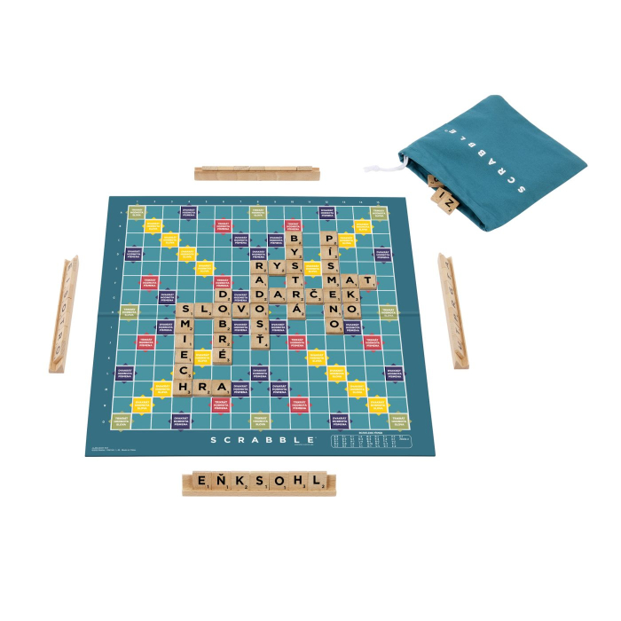 JOC SCRABBLE 2 IN 1 DIN LEMN IN LIMBA ENGLEZA [2]