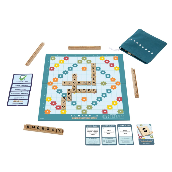 JOC SCRABBLE 2 IN 1 DIN LEMN IN LIMBA ENGLEZA [4]