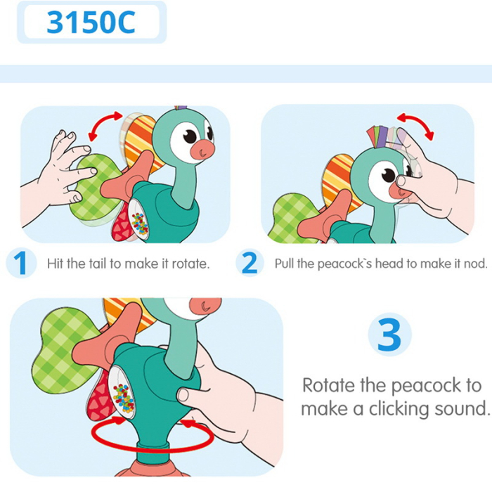 JUCARIE BEBE CU VENTUZA - PAUN [8]