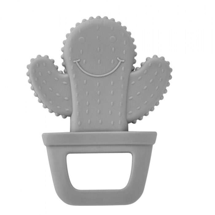 Jucarie dentitie BabyJem Cactus (Culoare: Gri) [3]