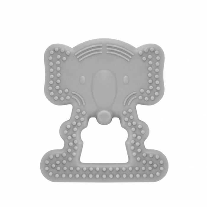Jucarie dentitie BabyJem Elefant (Culoare: Roz) [4]