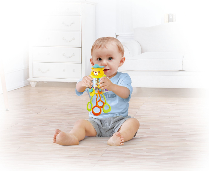 JUCARIE SENZORIALA PENTRU BEBE SCUTURA SI TRAGE [3]