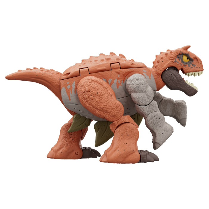 JURASSIC WORLD FIERCE CHANGERS DOUBLE DANGER DINOZAUR TRANSFORMABIL CARNOTAURUS SI STEGOSAURUS [2]