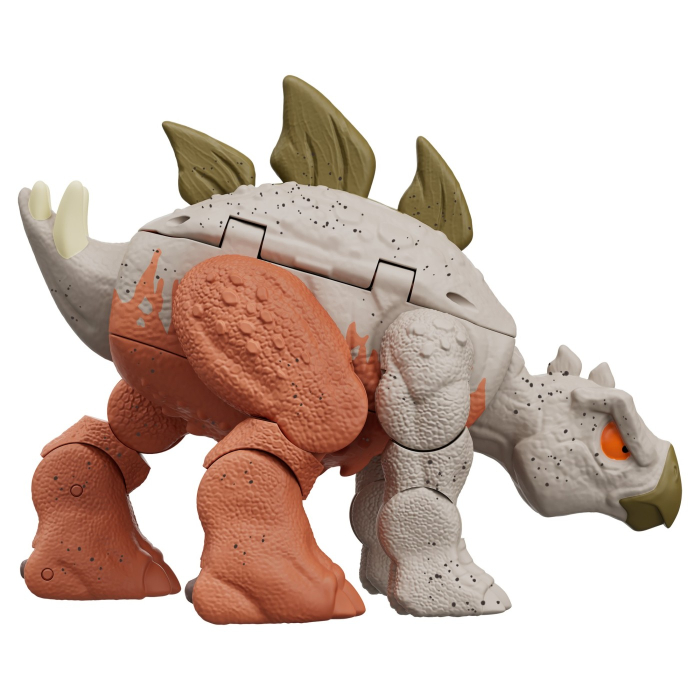 JURASSIC WORLD FIERCE CHANGERS DOUBLE DANGER DINOZAUR TRANSFORMABIL CARNOTAURUS SI STEGOSAURUS [5]