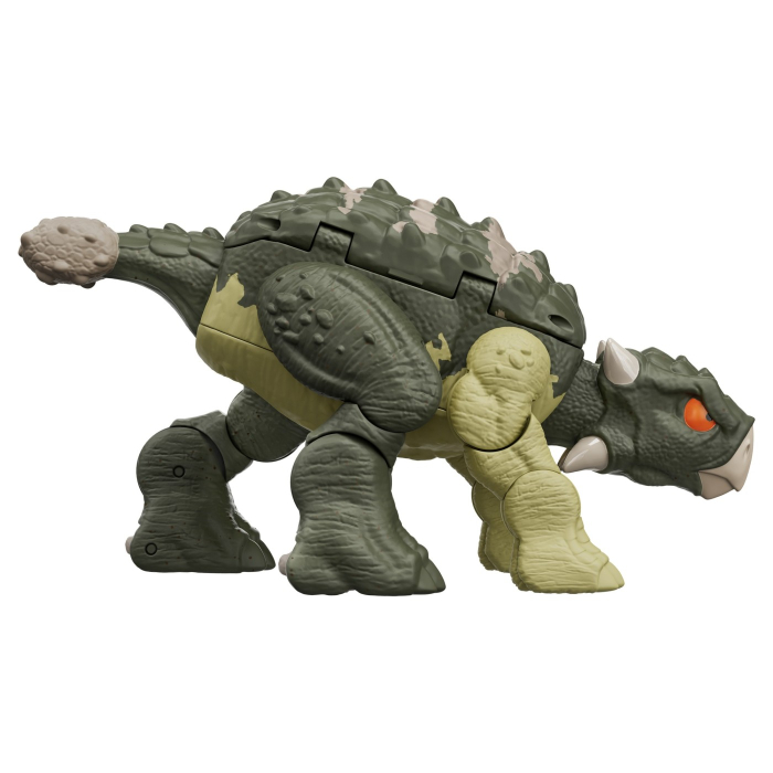 JURASSIC WORLD FIERCE CHANGERS DOUBLE DANGER DINOZAUR TRANSFORMABIL TYRANNOSAURUS REX SI ANKYLOSAURUS VERDE [2]