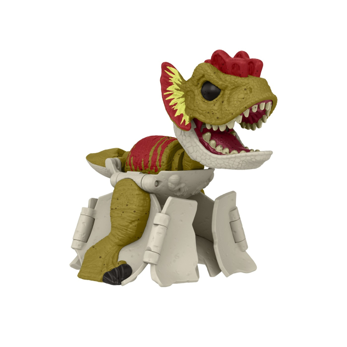 JURASSIC WORLD FIERCE CHANGERS HIDDEN HATCHERS DINOZAUR TRANSFORMABIL DILOPHOSAURUS [2]