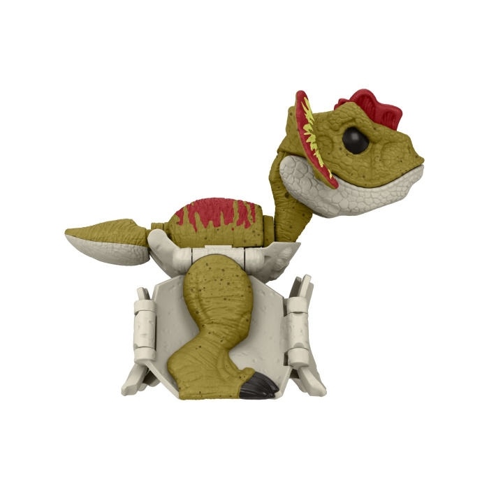 JURASSIC WORLD FIERCE CHANGERS HIDDEN HATCHERS DINOZAUR TRANSFORMABIL DILOPHOSAURUS [5]