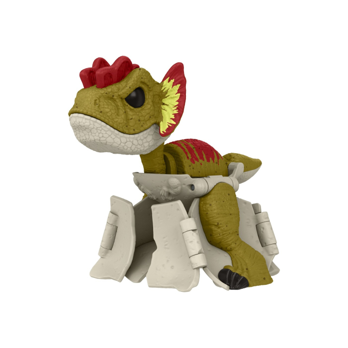 JURASSIC WORLD FIERCE CHANGERS HIDDEN HATCHERS DINOZAUR TRANSFORMABIL DILOPHOSAURUS [6]