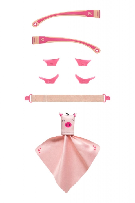 Kit accesorii pentru ochelari de soare MOKKI Clicku0026Change, roz [3]