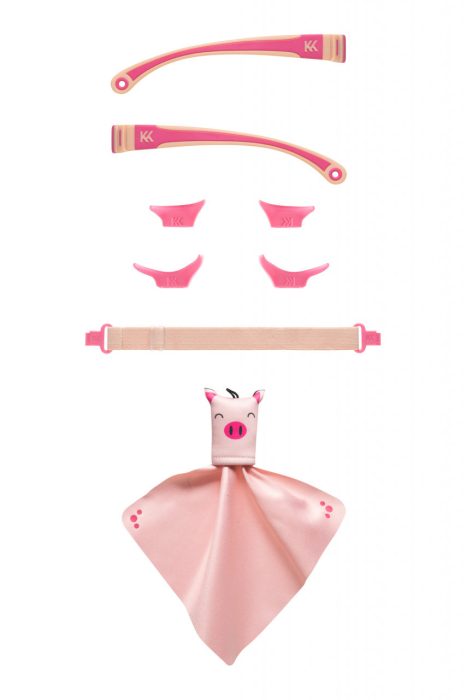 Kit accesorii pentru ochelari de soare MOKKI Clicku0026Change, roz [5]