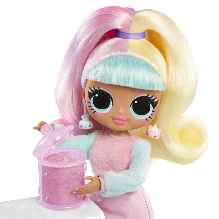 L.O.L. SURPRISE! OMG SWEET NAILS CANDYLICIOUS SPRINKLES SHOP SET PAPUSA CU ACCESORII [5]