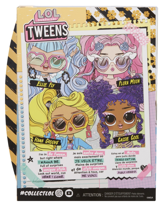 L.O.L. SURPRISE! TWEENS PAPUSA FASHIONISTA HANA GROOVE CU SURPRIZE [8]