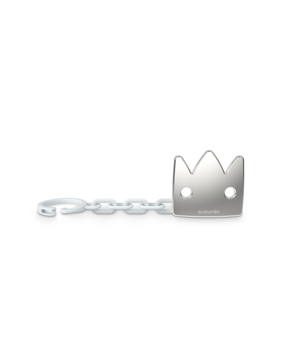 Lănțișor suzetă cu clips, coroana, Spread Joy, Suavinex [2]