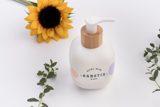 Lapte de corp hipoalergenic pentru bebelusi si copii Agnotis 200 ml [7]