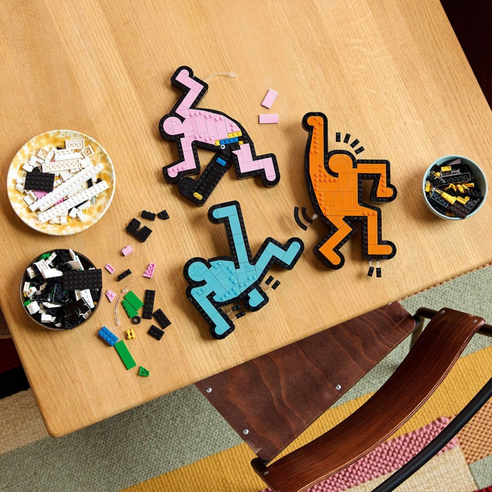 LEGO ART KEITH HARING FIGURINE CARE DANSEAZA 31216 [7]