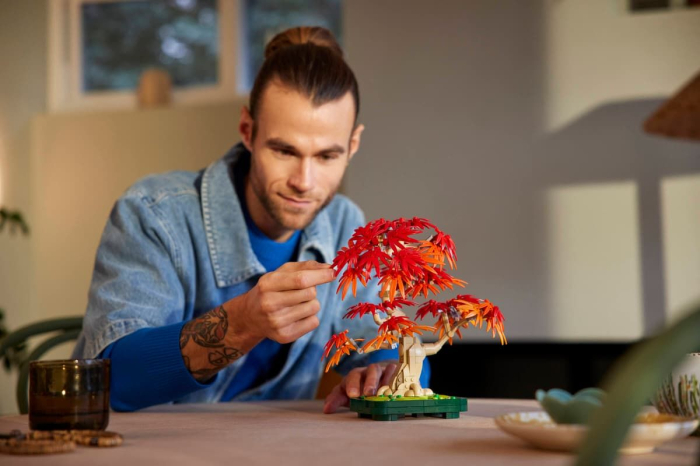 LEGO BOTANICALS BONSAI DE ARTAR JAPONEZ ROSU 10348 [4]