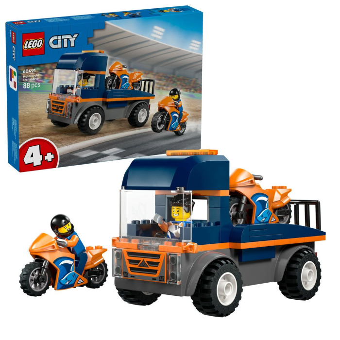 LEGO CITY TRANSPORTOR DE MOTOCICLETE 60491 [8]