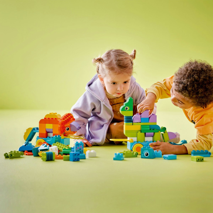 LEGO DUPLO DINOZAURI PE ROTI 3 IN 1 10451 [4]