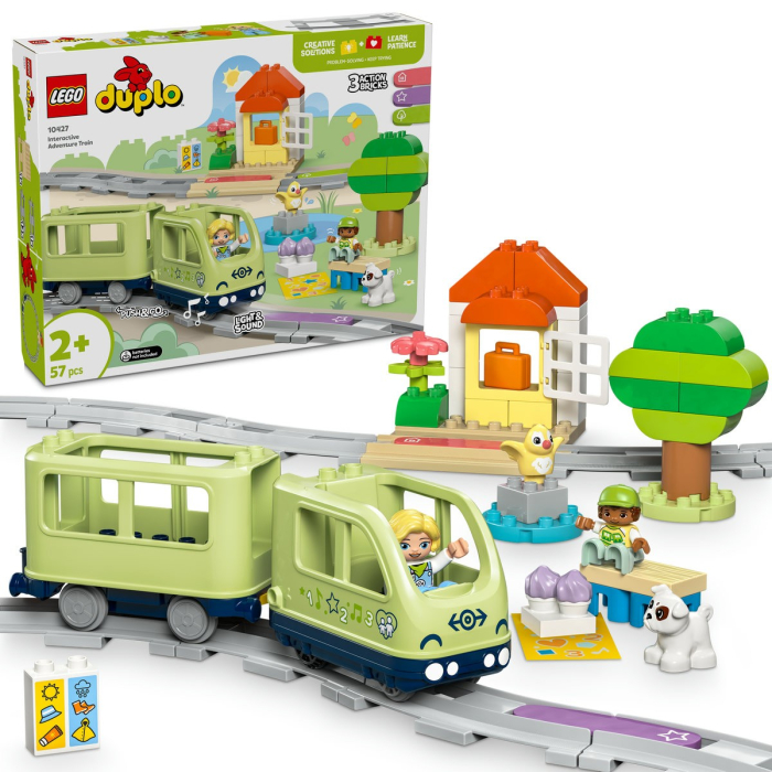 LEGO DUPLO TREN DE AVENTURA INTERACTIV 10427 [12]
