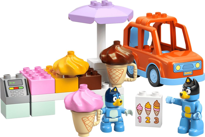 LEGO DUPLO VIZITA CU BLUE LA FURGONETA DE INGHETATA 10458 [3]