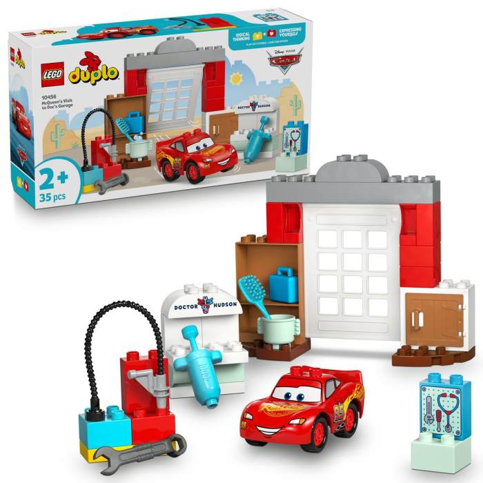 LEGO DUPLO VIZITA LUI MCQUEEN LA GARAJUL LUI DOC 10456 [7]