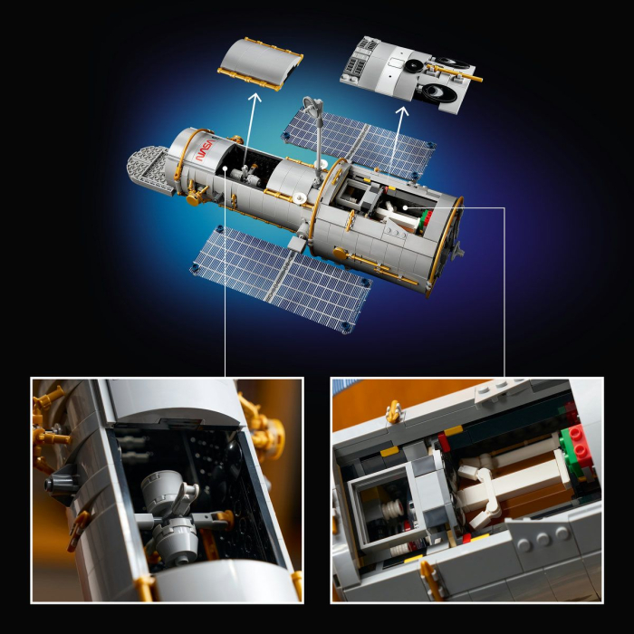 LEGO ICONS TELESCOPUL SPATIAL HUBBLE 11382 [6]