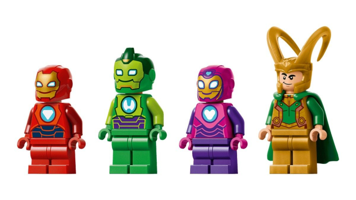LEGO MARVEL IRON MAN SI PRIETENII SAI UIMITORI LOKI VS ECHIPA LUI IRON MAN 11211 [8]