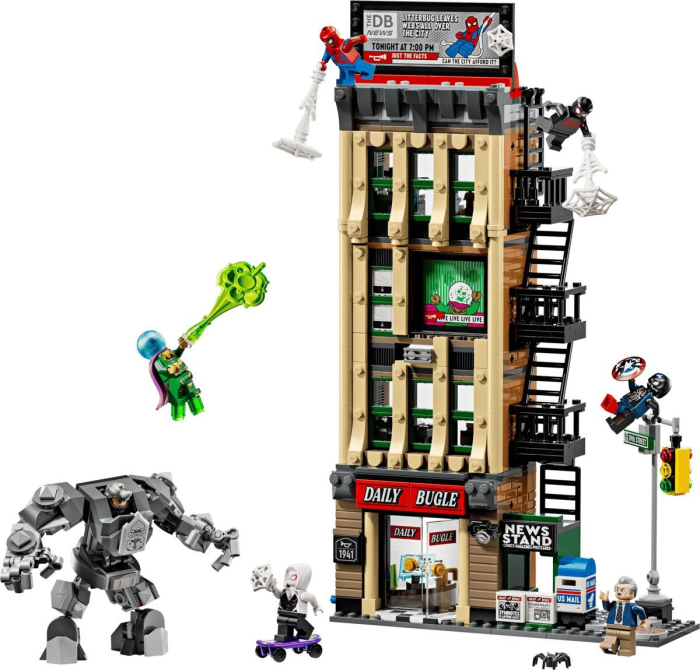 LEGO MARVEL OMUL PAIANJEN VS MYSTERIO DAILY BUGLE 76342 [4]