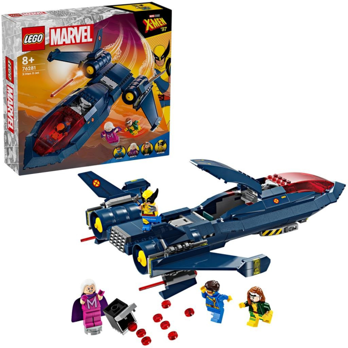LEGO MARVEL SUPER HEROES AVIONUL X JET AL X MEN 76281 [5]