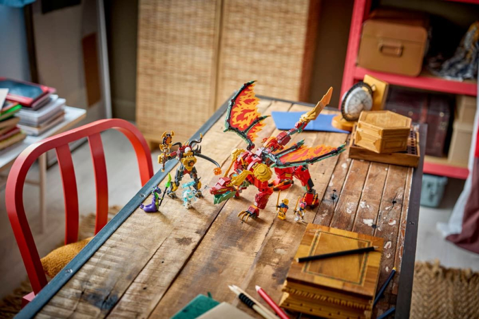 LEGO NINJAGO ROBOTUL DRAGON TRANSFORMATOR AL LUI WYLDFYRE 71868 [8]