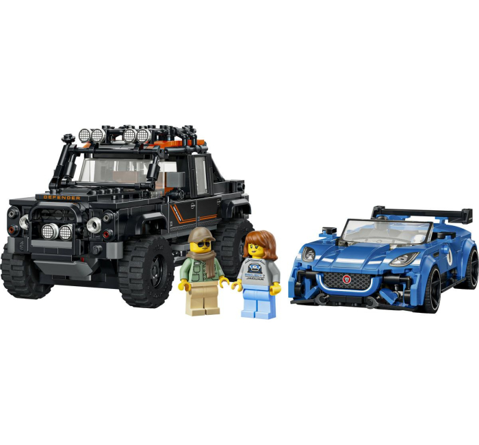 LEGO SPEED CHAMPIONS JAGUAR PROJECT 7 SI LAND ROVER DEFENDER 77264 [3]