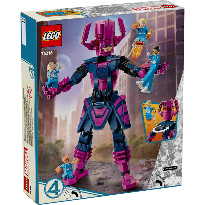 LEGO SUPER HEROES FIGURINA DE CONSTRUCIE CEI 4 FANTASTICI VS GALACTUS 76316 [8]