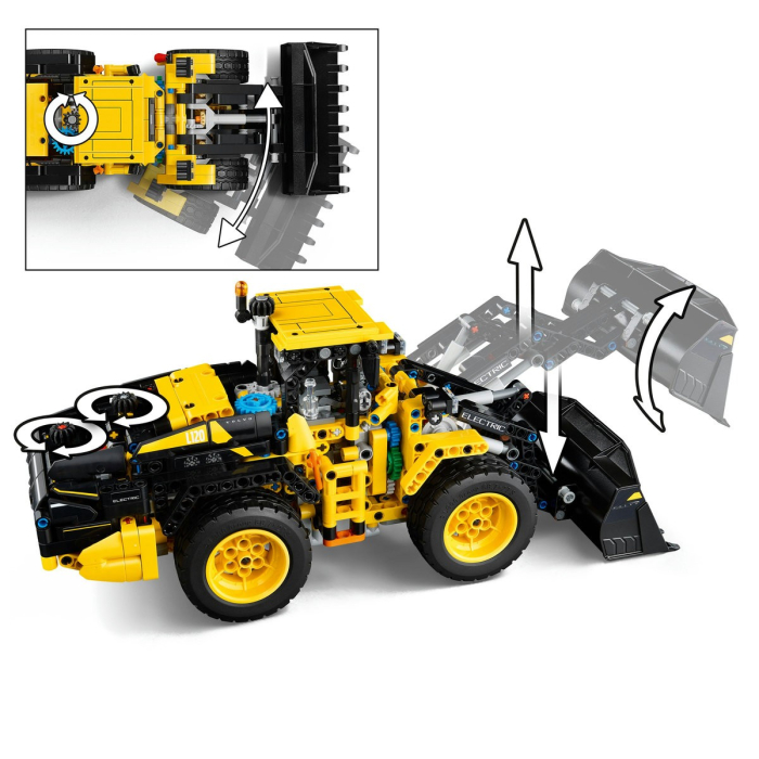 LEGO TECHNIC INCARCATOR FRONTAL VOLVO L120 ELECTRIC 42209 [6]