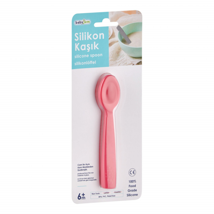 Lingurita din silicon BabyJem (Culoare: Gri) [7]