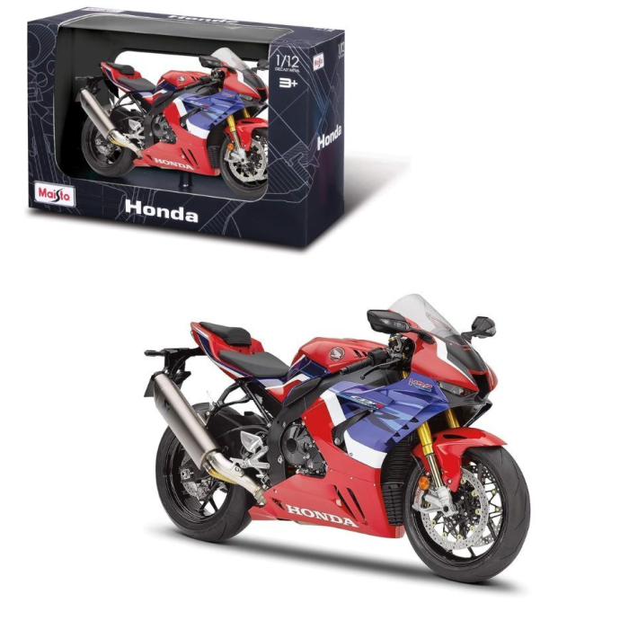 MAISTO MOTOCICLETA METALICA CU STAND HONDA CBR 1000RR R FIREBLADE SP SCARA 1 LA 12 [4]