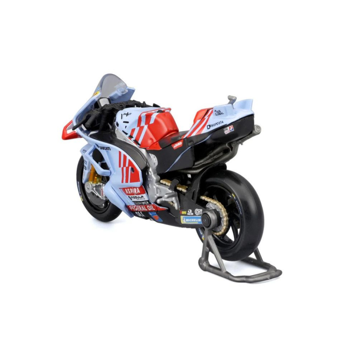 MAISTO MOTOCICLETA METALICA DUCATI DESMOSEDICI GP TEAM GRESINI RACING SCARA 1 LA 18 [6]