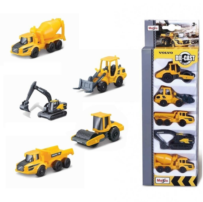 MAISTO SET 5 UTILAJE DE CONSTRUCTII VOLVO [9]