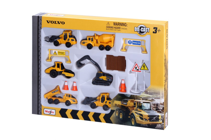 MAISTO SET UTILAJE DE CONSTRUCTII VOLVO [8]