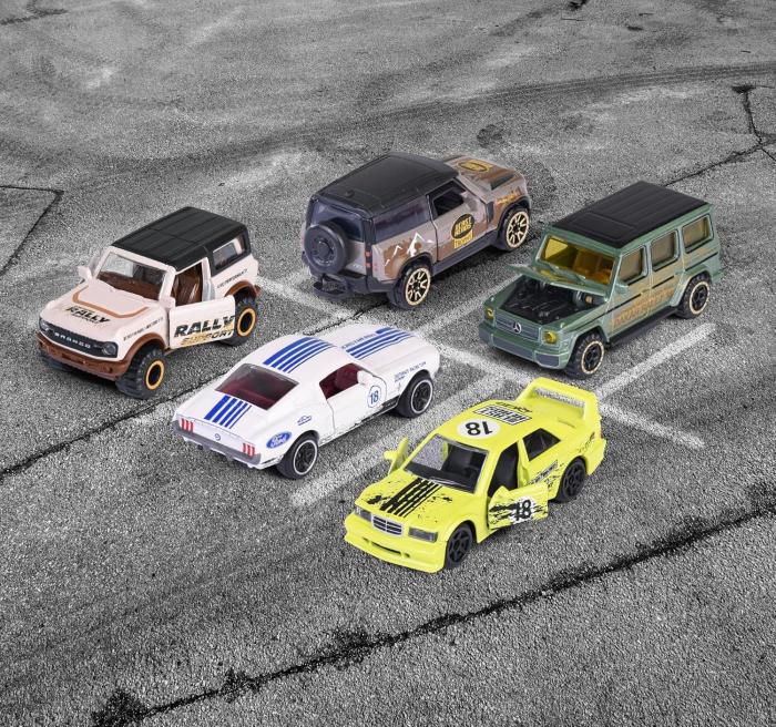 MAJORETTE CASTHEADS SERIES SET 5 MASINUTE SCARA 1:64 [7]