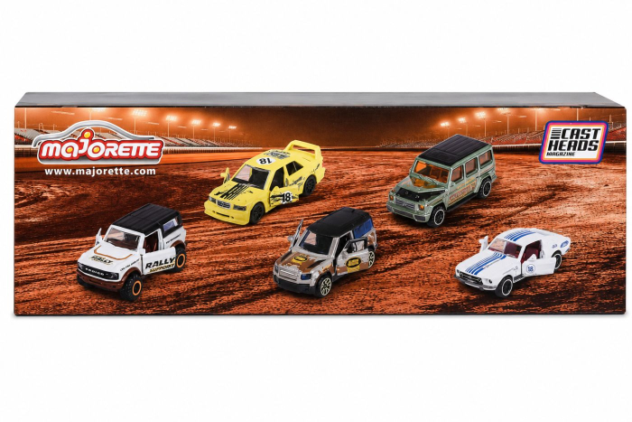 MAJORETTE CASTHEADS SERIES SET 5 MASINUTE SCARA 1:64 [8]