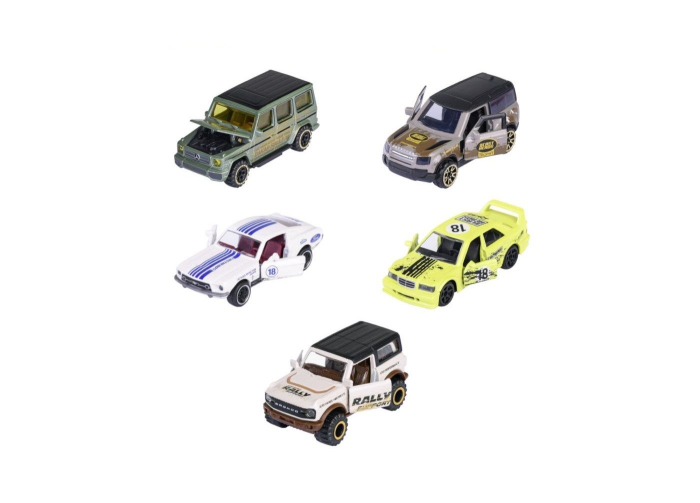 MAJORETTE CASTHEADS SERIES SET 5 MASINUTE SCARA 1:64 [2]