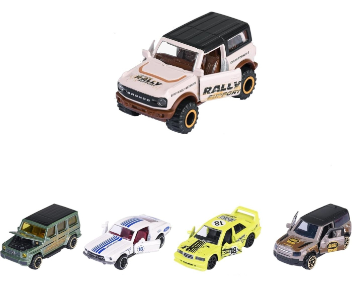 MAJORETTE CASTHEADS SERIES SET 5 MASINUTE SCARA 1:64 [6]