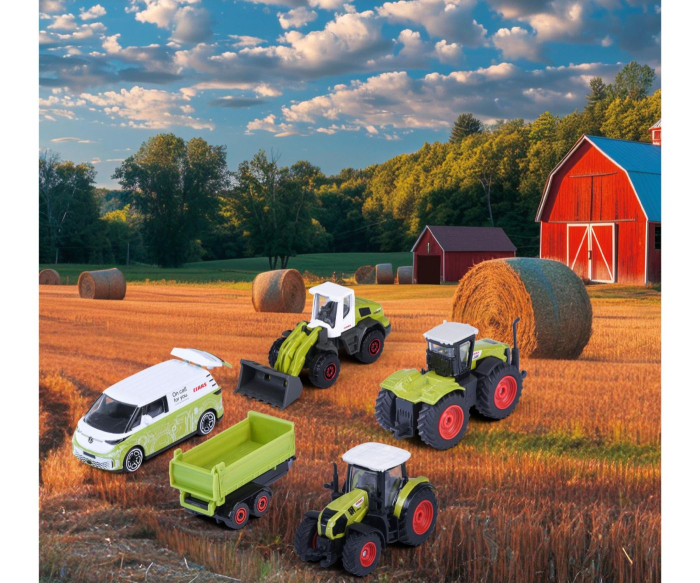 MAJORETTE CLASS SET 5 VEHICULE AGRICOLE METALICE FARM 7.5CM [6]