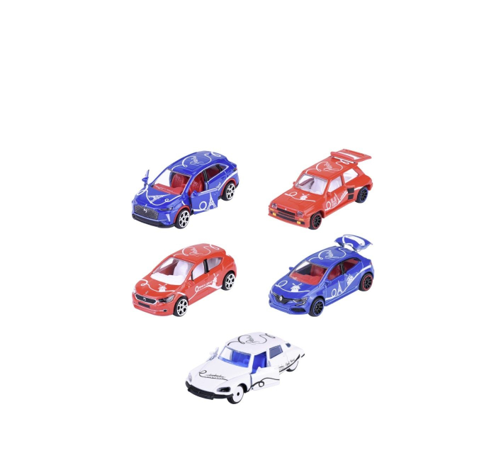 MAJORETTE FRENCH TOUCH SET 5 MASINUTE METALICE SCARA 1:64 [2]
