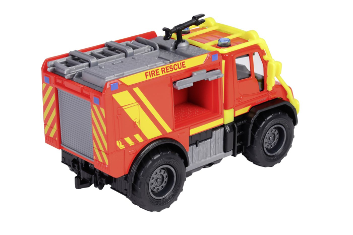 MAJORETTE MASINA METALICA DE POMPIERI MERCEDES UNIMOG U530 SCARA 1 LA 43 [3]