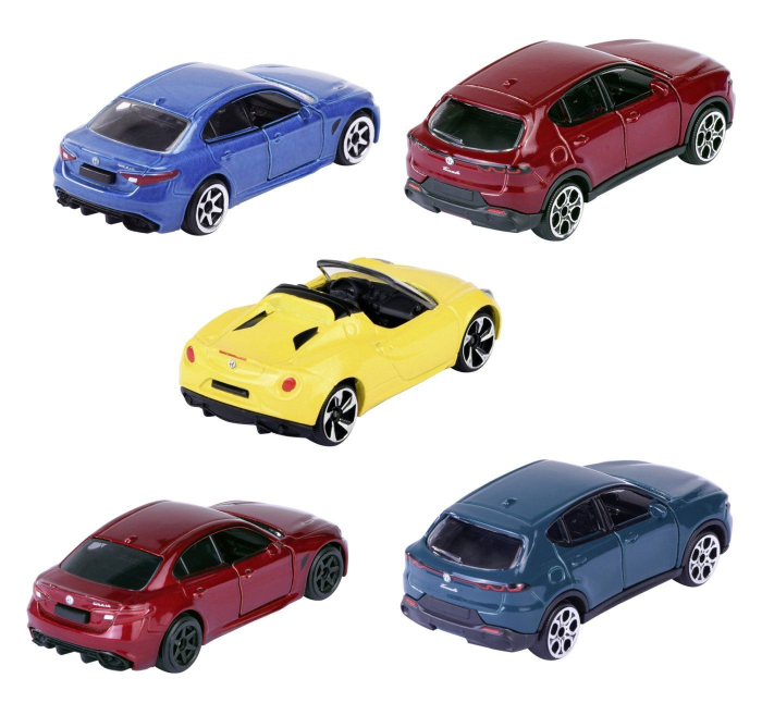 MAJORETTE MASINUTE METALICE SET 5 MASINI ALFA ROMEO [2]