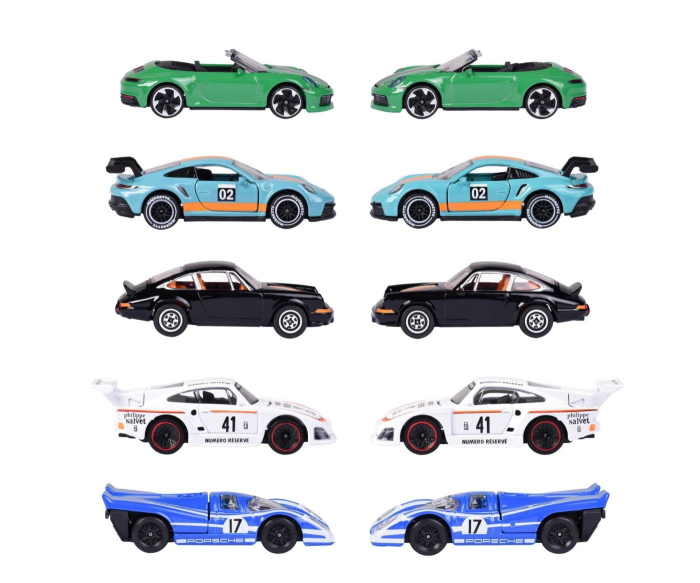 MAJORETTE SET 5 MASINUTE METALICE PORSCHE 2 MODELE EXCLUSIVE SCARA 1 LA 64 [5]