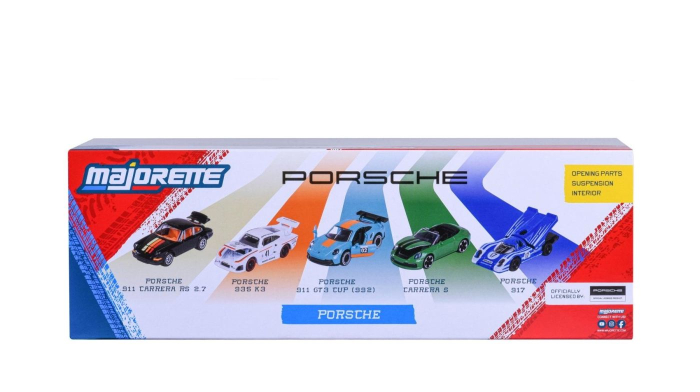 MAJORETTE SET 5 MASINUTE METALICE PORSCHE 2 MODELE EXCLUSIVE SCARA 1 LA 64 [8]